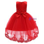 Shop 2019 Long & Short In Stock:Ship in 48 Hours Red Tulle Flower Girl Dress With Pearls With Factory Price From Kemedress