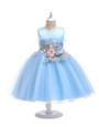 Shop 2019 Long & Short In Stock:Ship in 48 Hours Blue Tulle Appliques Princess Dress With Factory Price From Kemedress