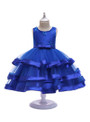 Shop 2019 Long & Short In Stock:Ship in 48 Hours Blue Tulle Appliques Princess Dress With Bow With Factory Price From Kemedress