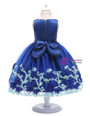 Shop 2019 Long & Short In Stock:Ship in 48 Hours Blue Tulle Lace Flower Girl Princess Dress With Bow With Factory Price From Kemedress