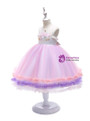 Shop 2019 Long & Short In Stock:Ship in 48 Hours Pink Tulle Unicorn Appliques Flower Girl Dress With Factory Price From Kemedress