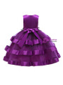 Shop 2019 Long & Short In Stock:Ship in 48 Hours Purple Tulle Sequins Flower Girl Dress With Factory Price From Kemedress