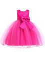Shop 2019 Long & Short In Stock:Ship in 48 Hour Fuchsia Tulle Flower Girl Dress With Bow With Factory Price From Kemedress