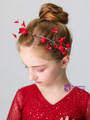 Shop 2019 Long & Short Flower Girl Red Head Flower Garland Jewelry Hairband With Factory Price From Kemedress