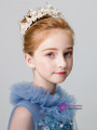 Shop 2019 Long & Short Children's Hair Accessories Crown Tiara Rhinestones With Factory Price From Kemedress
