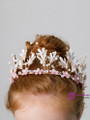 Shop 2019 Long & Short Children's Crown Headdress Princess Hairband Head Flower Hairpin With Factory Price From Kemedress