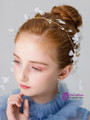 Shop 2019 Long & Short Children's Headdress Girl Hairband White Wreath With Factory Price From Kemedress