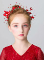 Shop 2019 Long & Short Girl's Red Flower Jewelry Hair Accessories Headband With Factory Price From Kemedress