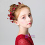 Shop 2019 Long & Short Girls Headdress Children Hairband Red Flower Headband With Factory Price From Kemedress