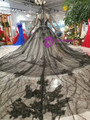 Shop 2019 Long & Short Black Ball Gown Tulle Bateau Backless Appliques Wedding Dress With Train With Factory Price From Kemedress