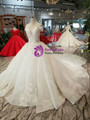 Shop 2019 Long & Short Ball Gown Sequins Off The Shoulder Appliques Wedding Dress With Removable Train With Factory Price From Kemedress