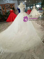 Shop 2019 Long & Short Ball Gown Sequins Off The Shoulder Appliques Wedding Dress With Removable Train With Factory Price From Kemedress