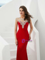 Shop 2019 Long & Short Red Mermaid Backless Sleeveless Long Prom Dress With Beading With Factory Price From Kemedress