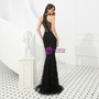Shop 2019 Long & Short Sexy Black Mermaid Tulle See Through Back Prom Dress With Factory Price From Kemedress