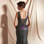 Shop 2019 Long & Short Gray Mermaid Deep V-neck Backless Lace Up Long Prom Dress With Factory Price From Kemedress