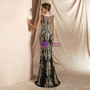 Shop 2019 Long & Short Black Mermaid Satin Gold Sequins Appliques Long Prom Dress With Factory Price From Kemedress
