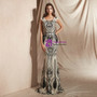 Shop 2019 Long & Short Champagne Mermaid And Black Sequins Scoop Cap Sleeve Prom Dress With Factory Price From Kemedress