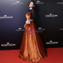 Shop 2019 Long & Short In Stock:Ship in 48 Hours Orange Velvet Lace Puff Sleeve Prom Dress With Factory Price From Kemedress