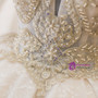 Shop 2019 Long & Short Light Champagne Tulle Off The Shoulder Long Sleeve Wedding Dress With Train With Factory Price From Kemedress