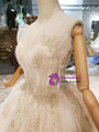Shop 2019 Long & Short Champagne Tulle Sweetheart Appliques Wedding Dress With Beading With Factory Price From Kemedress