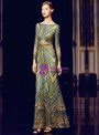 Shop 2019 Long & Short Green Sequins Sheath Long Sleeve Long Mother Of The Bride Dres With Factory Price From Kemedress