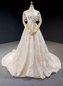 Wonderful Ivory White Sweetheart Embroidery Sleeveless Long Prom Dress