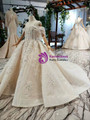 Fashion Champagne Tulle Appliques Spaghetti Straps Appliques Sequins Flower Girl Dress With Train