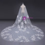 In Stock:Ship in 48 Hours Long Veils White Tulle Lace Wedding Veils