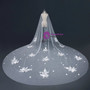 In Stock:Ship in 48 Hours Simple Tulle Appliques Brides Wedding Veils