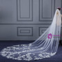 In Stock:Ship in 48 Hours Fashion Brides Veils White Tulle Appliques Veils