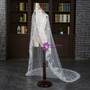 In Stock:Ship in 48 Hours Lace Water Soluble Sticky Lace Trailing Wedidng Veil
