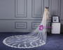 In Stock:Ship in 48 Hours Alluring Tulle Lace Appliques Wedding Veil 