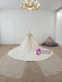 Buy 2020 Long Sleeves Sequin Tulle Bling Bling Off The Shoulder Huate Couture Wedding Dress