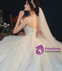 Fabulous Tulle Lace Corset Sweetheart Beading Sleeveless Wedding Dress