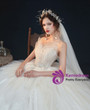 Fabulous Tulle Lace Corset Sweetheart Beading Sleeveless Wedding Dress