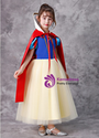 Yellow Tulle Blue Puff Sleeve Snow White Disney Rococo Baroque Dress 