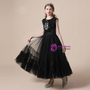 Cute Black Tulle Sequins Sleeveless Flower Girl Dress
