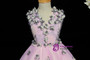 Light Purple Tulle Hi Lo Appliques Flower Girl Dress
