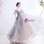 In Stock:Ship in 48 Hours Tulle Sequins Appliques Prom Dress