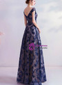 In Stock:Ship in 48 Hours Sequins Cap Sleeve Prom Dress
