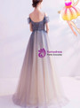In Stock:Ship in 48 Hours A-Line Tulle Spaghetti Straps Prom Dress