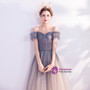 In Stock:Ship in 48 Hours A-Line Tulle Spaghetti Straps Prom Dress