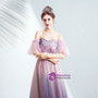 In Stock:Ship in 48 Hours Pink Tulle Appliques Beading Prom Dress 