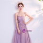 In Stock:Ship in 48 Hours Tulle Pleats Appliques Prom Dress