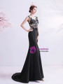 In Stock:Ship in 48 Hours Black Mermaid Prom Dress