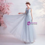 In Stock:Ship in 48 Hours Gray Tulle Pleats Prom Dress