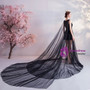 In Stock:Ship in 48 hours Black Appliques Prom Dress