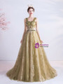 In Stock:Ship in 48 Hours Sexy Green Sequins Prom Dress