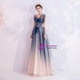 In Stock:Ship in 48 Hours Blue Strapless Sequins Prom Dress