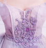 In Stock:Ship in 48 Hours Purple Corset Sequins Tulle Beading Prom Dress